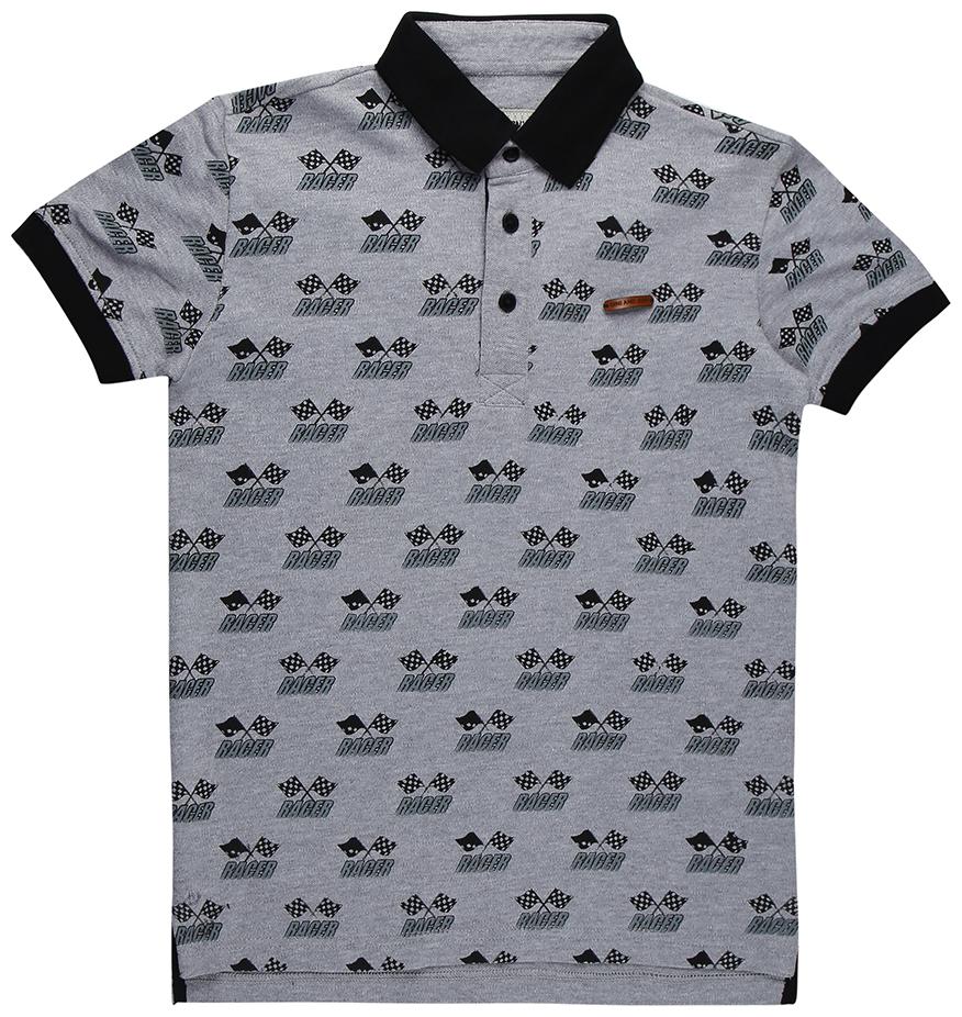 

Gini Jony Boy Cotton Printed T-shirt - Grey