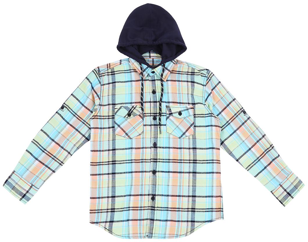 

Gini Jony Boy Cotton Checked Shirt Green