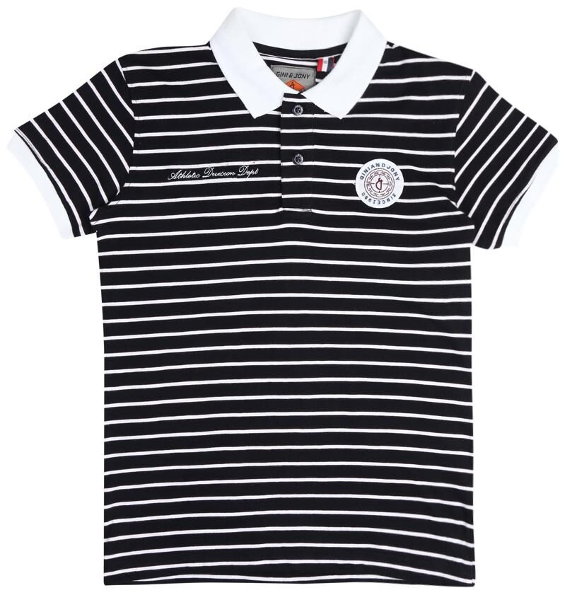 

Gini Jony Boy Cotton blend Solid T-shirt - Blue