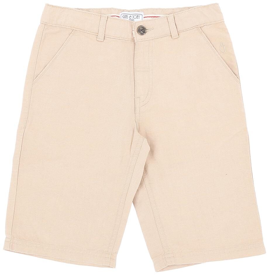 

Gini Jony Boy Solid Shorts - Beige