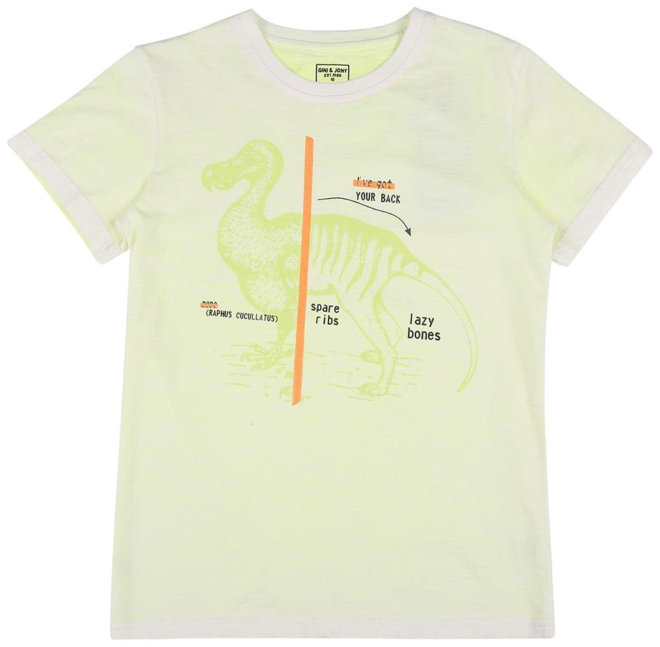 

Gini Jony Boys Green T-Shirt