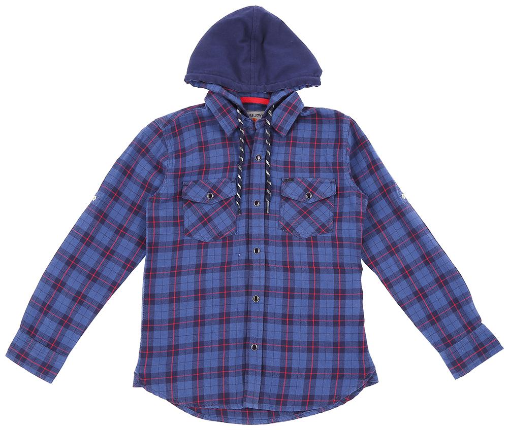 

Gini Jony Boy Cotton Checked Shirt Blue