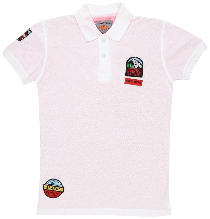 

Gini Jony Boy Cotton Solid T-shirt - Red
