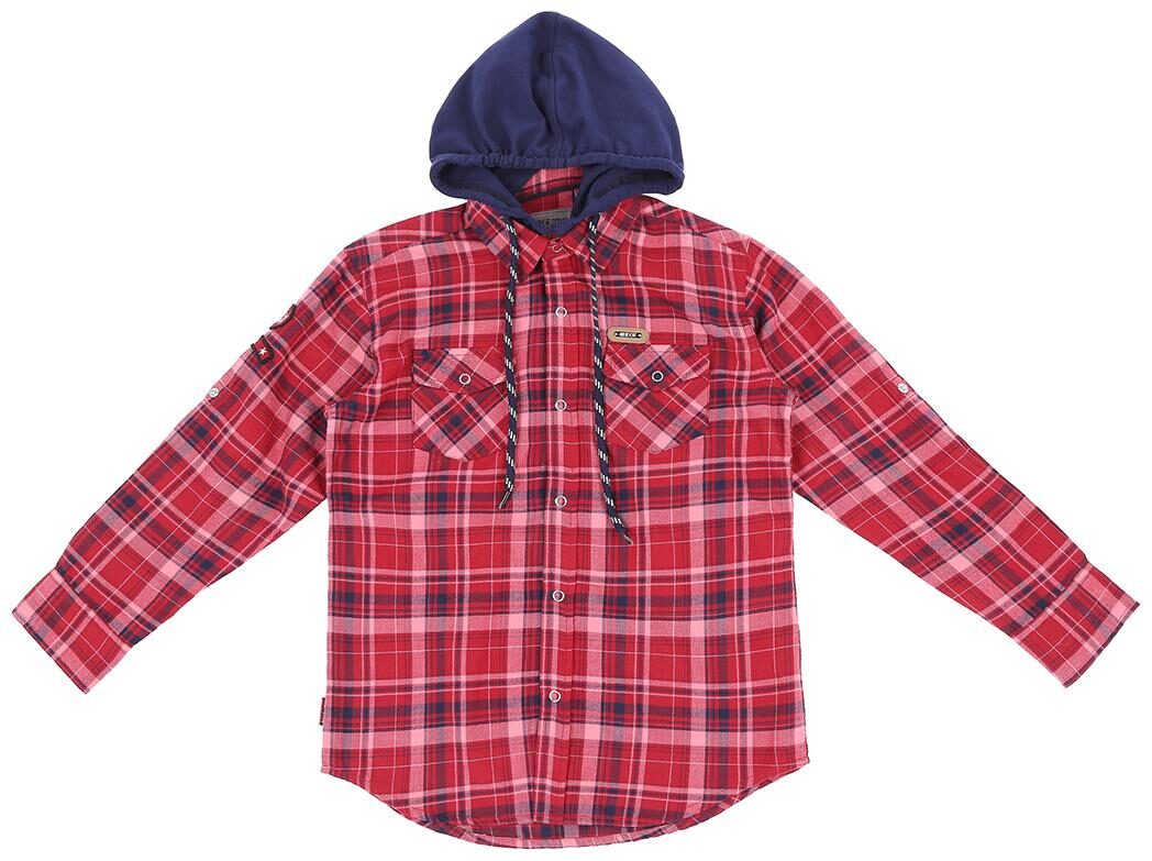 

Gini Jony Boy Cotton Checked Shirt Red