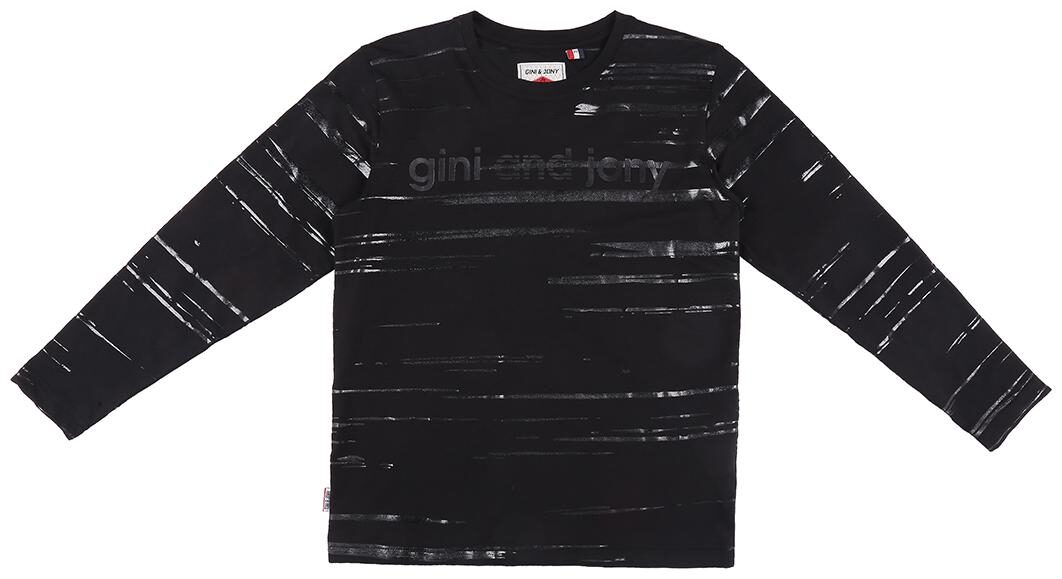 

Gini Jony Boys Black T-Shirt
