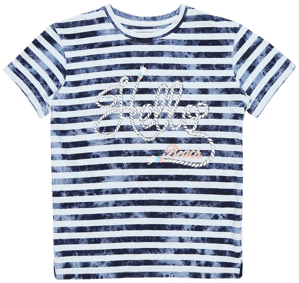 

Gini Jony Boy Cotton Solid T-shirt - Blue