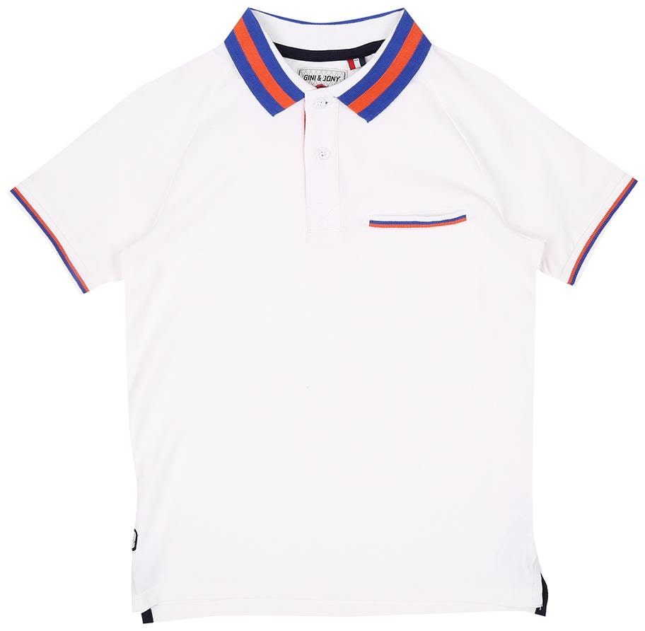 

Gini Jony Boy Cotton Printed T-shirt - White
