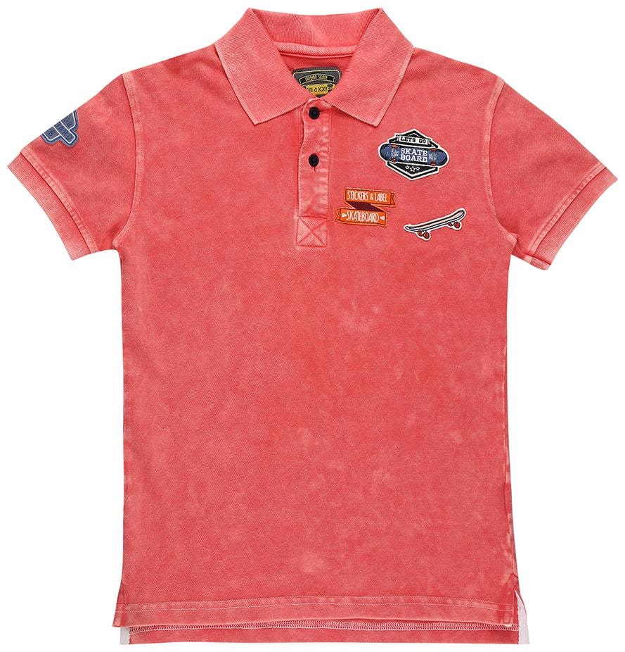 

Gini Jony Boy Cotton Solid T-shirt - Red