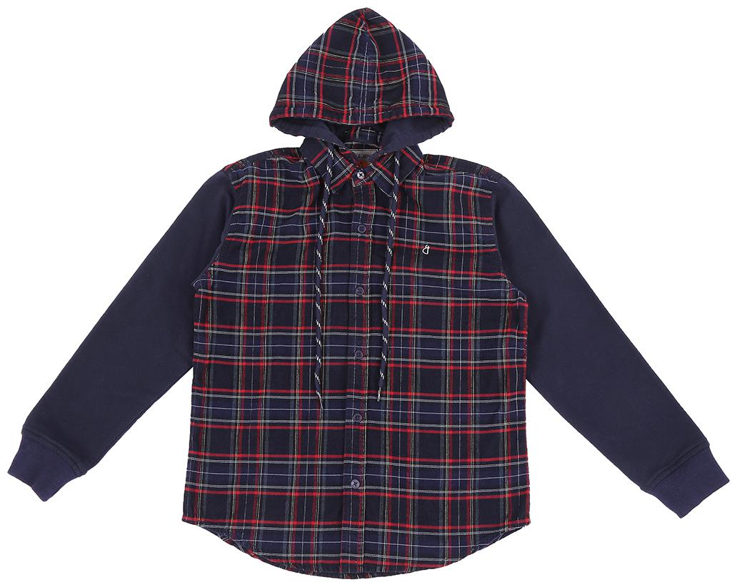 

Gini Jony Boy Cotton Checked Shirt Blue