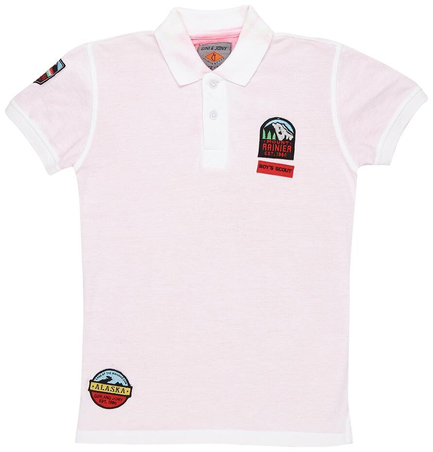 

Gini Jony Boy Cotton Solid T-shirt - Red