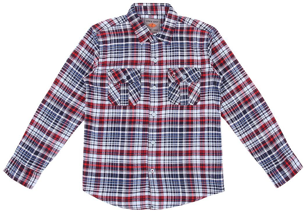 

Gini Jony Boy Cotton Checked Shirt Multi