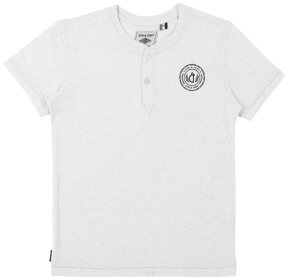 

Gini Jony Boy Cotton blend Printed T-shirt - Red