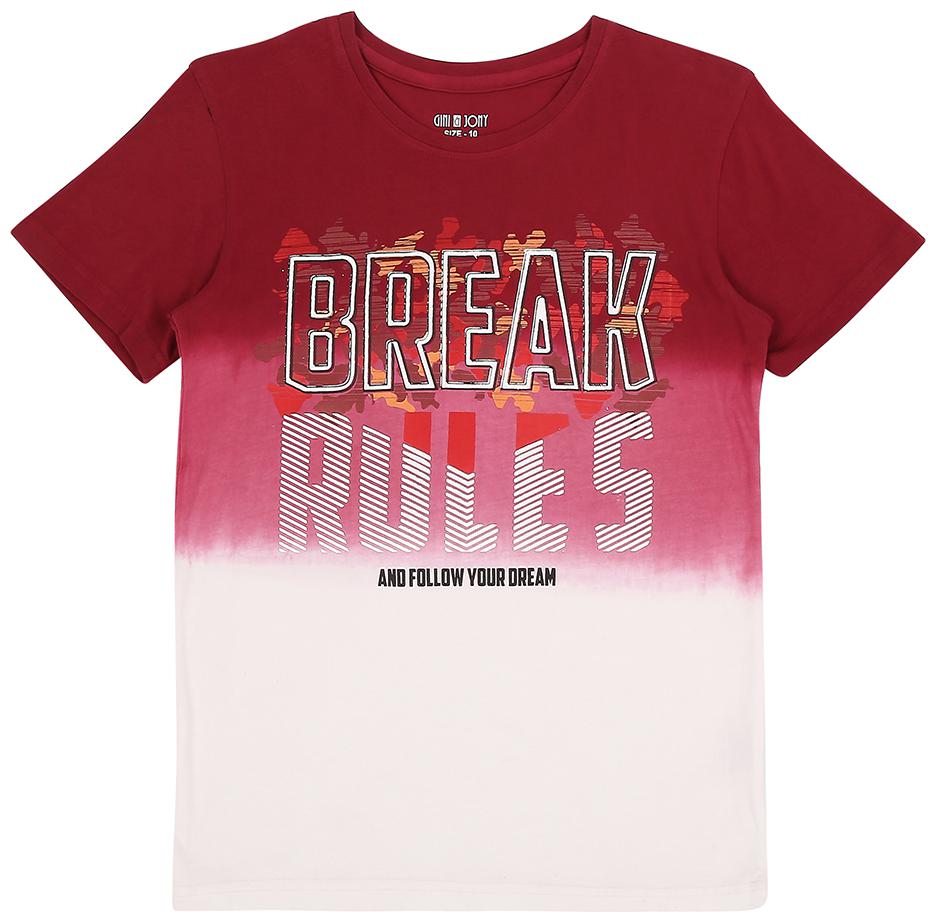 

Gini Jony Boys Red T-Shirt