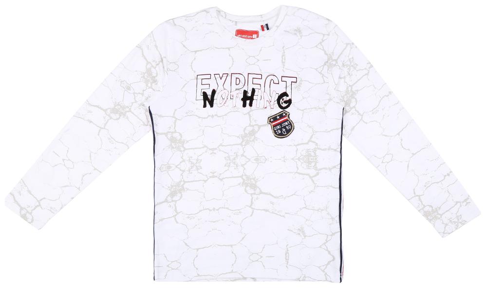 

Gini Jony Boy Cotton blend Printed T-shirt - White
