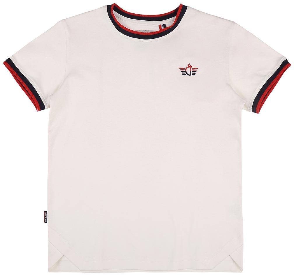 

Gini Jony Boy Cotton blend Solid T-shirt - White