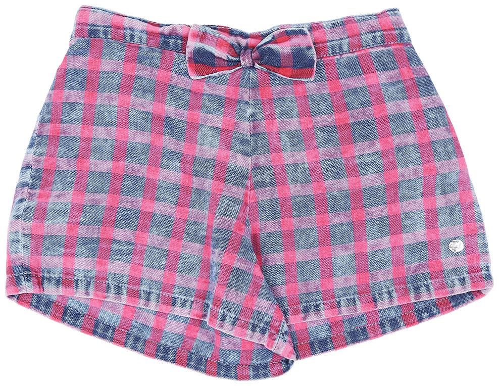 

Gini Jony Girl Cotton Solid Denim shorts - Blue
