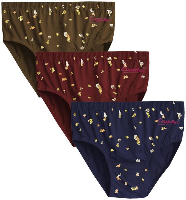 CUPATEX Panty & bloomer for Girls - Multi , Pack of 3