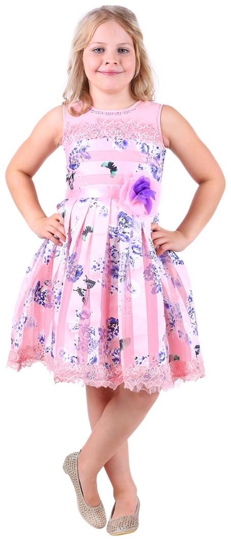 

Cutecumber Pink Blended Sleeveless Above Knee Princess Frock ( Pack of 1 )