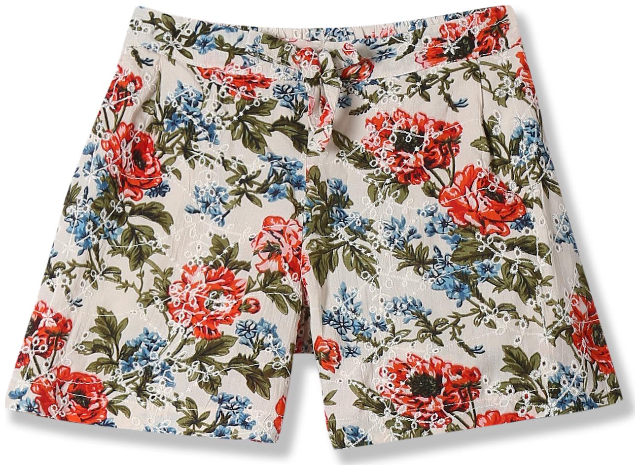 

U S Polo Assn Girl Viscose Printed Regular shorts - Multi