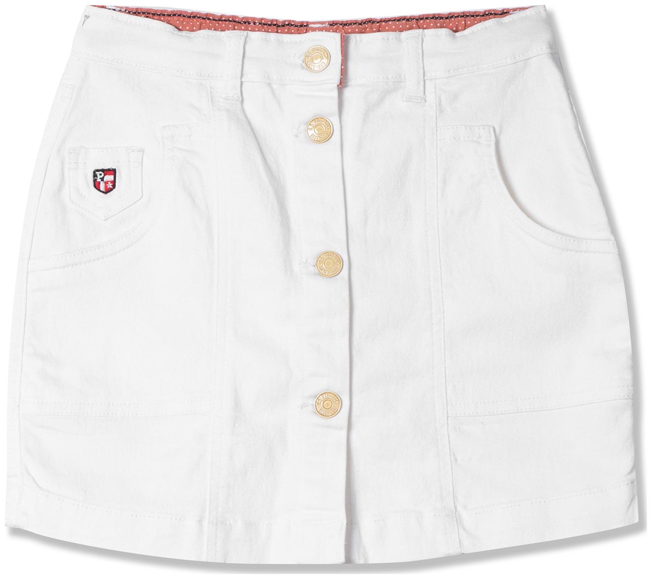 

U S Polo Assn Baby girl Cotton blend Solid Skirt - White