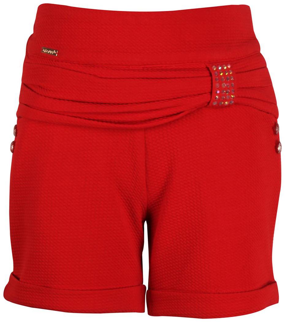 

Cutecumber Girl Cotton Solid Regular shorts - Red