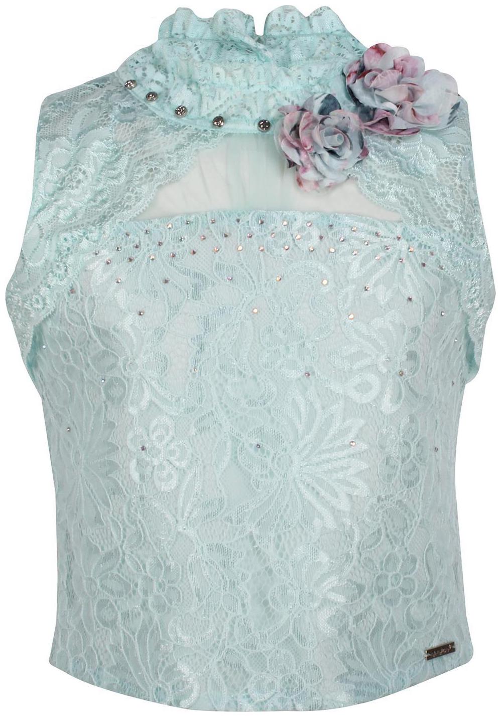 

Cutecumber Girl Blended Printed Top - Blue