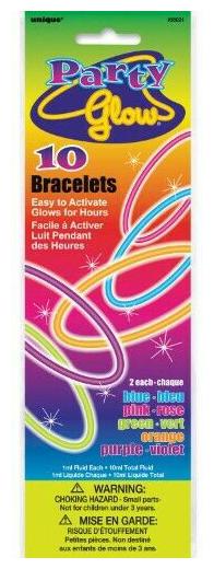 

Glow Bracelets 8 in Assorted 10ct