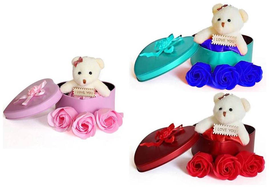 

GLUCKLICH Multi Teddy Bear - 12 cm