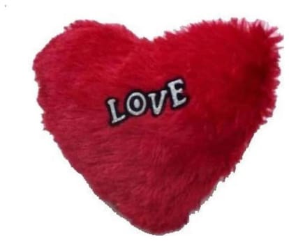 GLUCKLICH RED HEART SHAPE VALENTINE DAY GIFT  SOFT FILLER PILLOW FOR BOYFRIEND OR GIRLFRIEND
