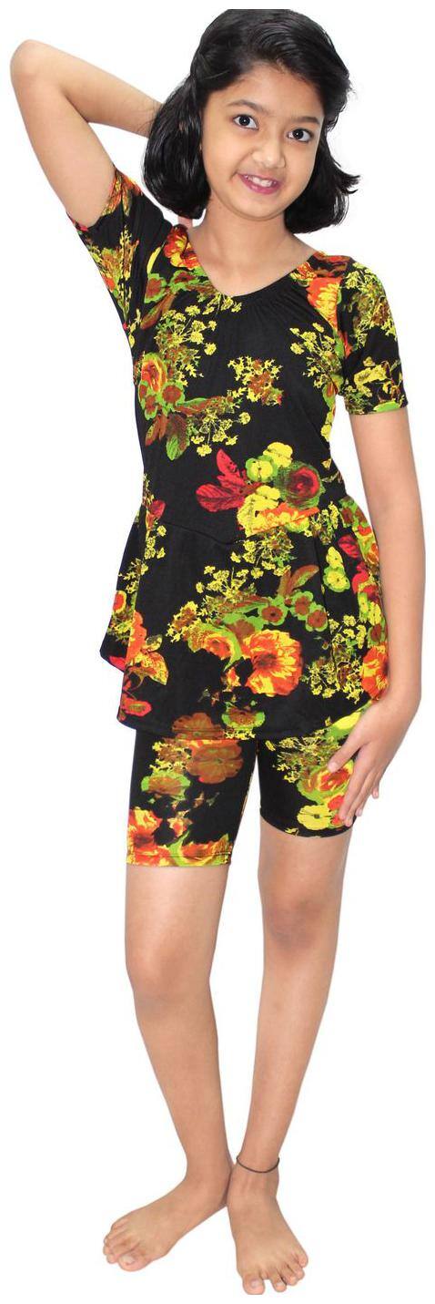 Goodluck Fashions Girl Polyester Track pants - Orange