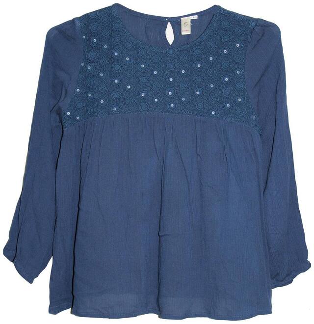 GOODWILL Girl's Casual Rayon Crepe Solid Blue Fullsleeve Frock(GWK-067Teal)