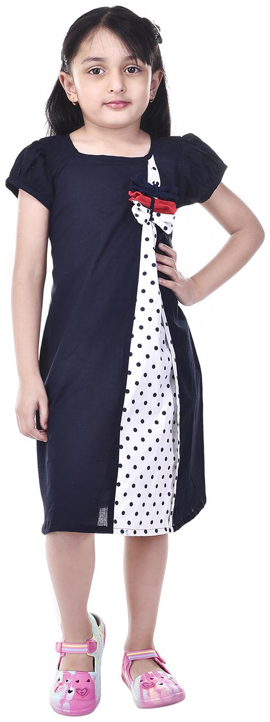 

Goodwill Blue Cotton Sleeveless Midi Princess Frock ( Pack of 1 )