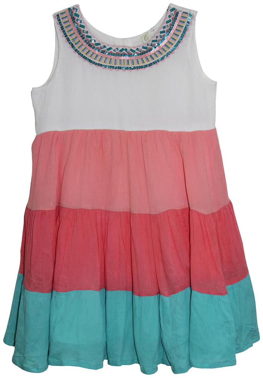 

Goodwill Multi Cotton Sleeveless Knee Length Princess Frock ( Pack of 1 )