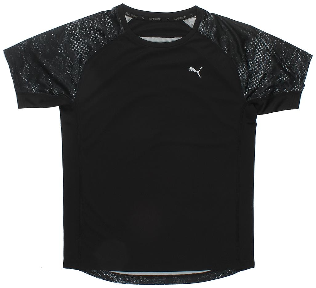 

Puma Boy Polyester Printed T-shirt - Black