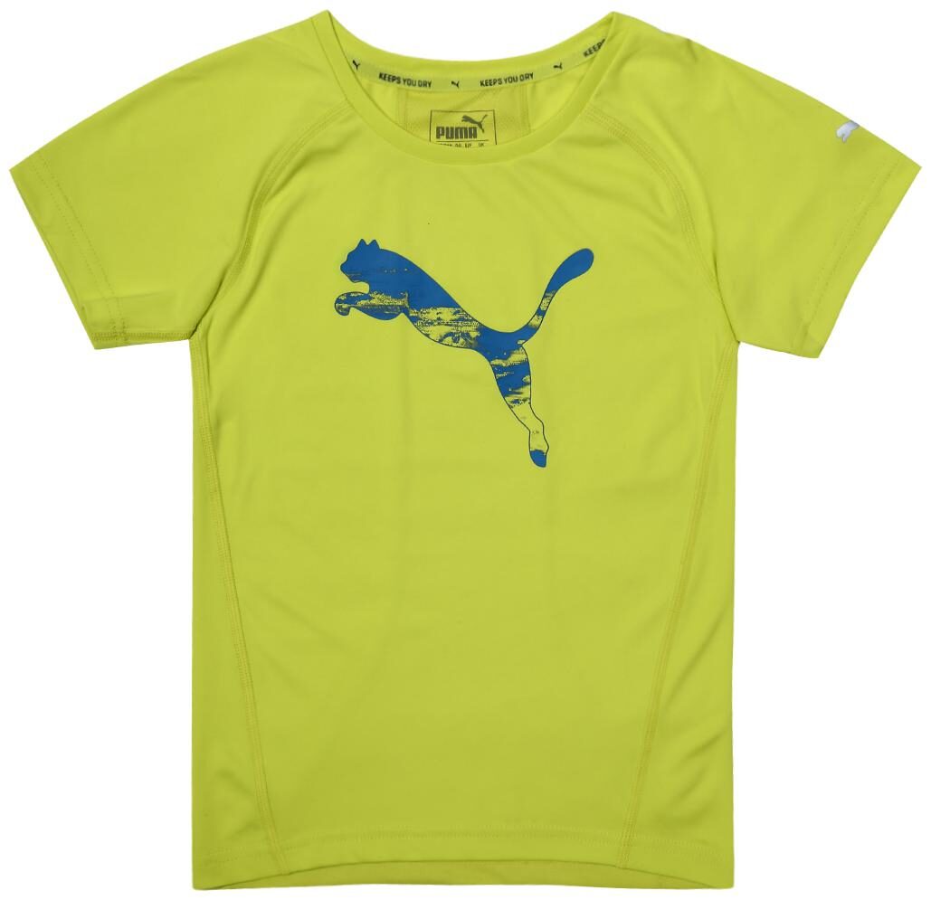 

Puma Boy Polyester Printed T-shirt - Yellow