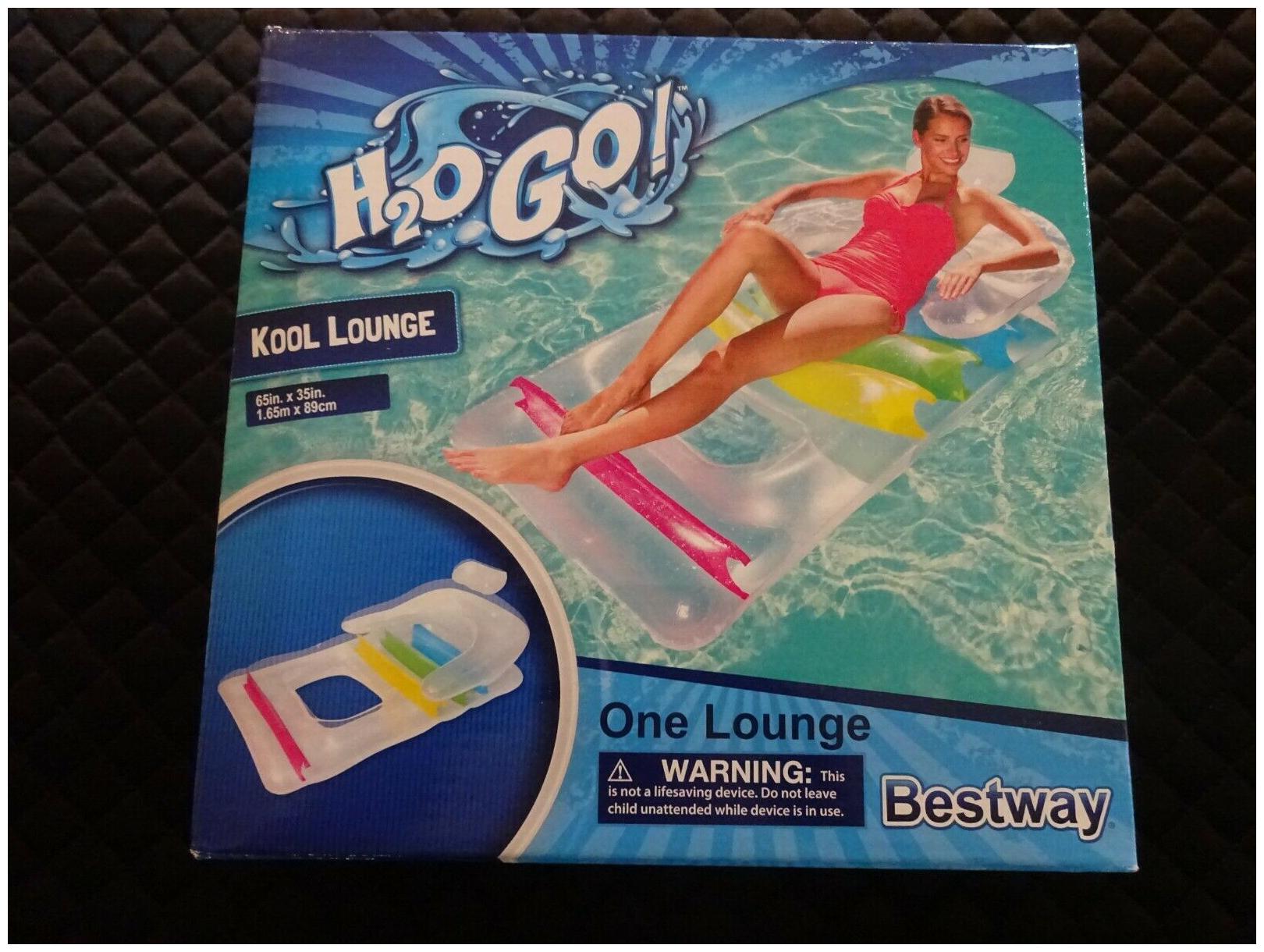 

H2O GO Bestway Air Kool Lounge Chair Mat Raft Pool Beach Water Float Toy NEW