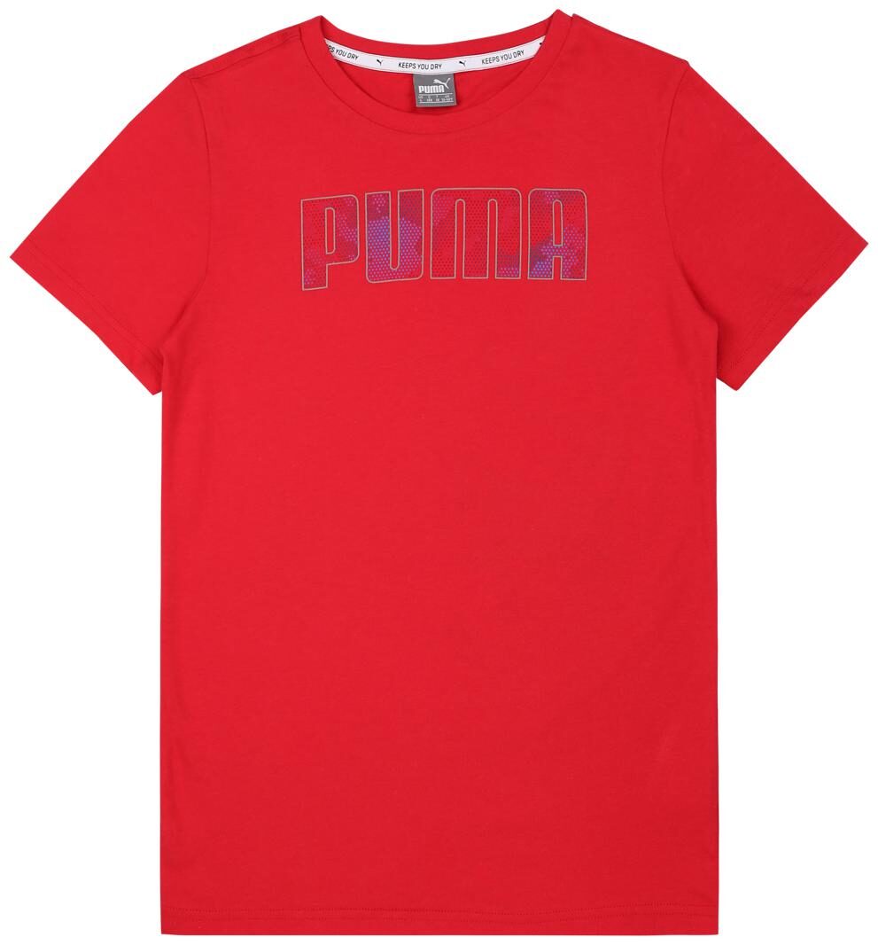 

Puma Boy Cotton Printed T-shirt - Red