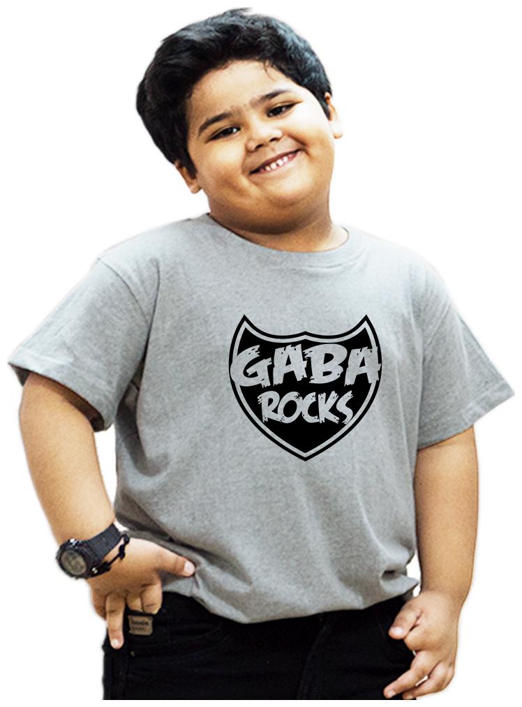

HEYUZE Boy Cotton Solid T-shirt - Grey