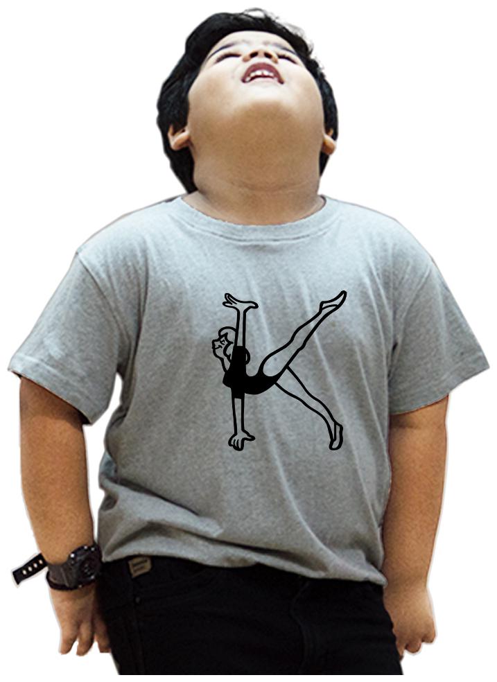 

HEYUZE Boy Cotton Printed T-shirt - Grey