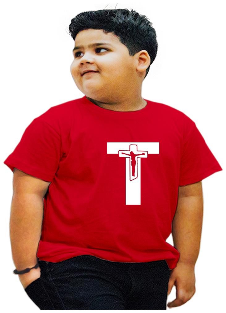 

HEYUZE Boy Cotton Printed T-shirt - Red