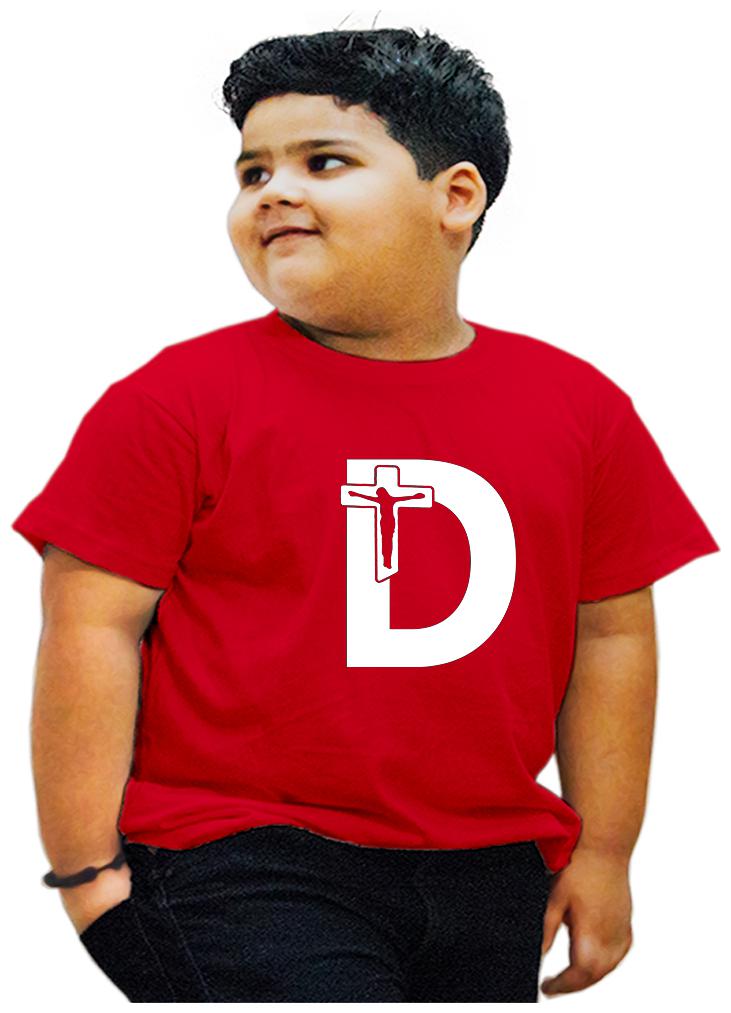 

HEYUZE Boy Cotton Printed T-shirt - Red