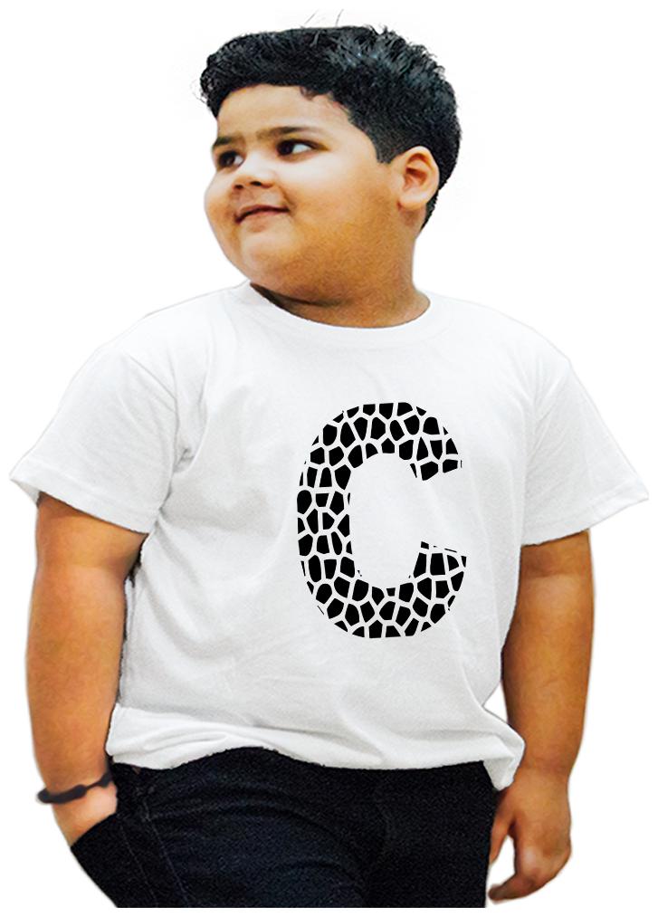 

HEYUZE Boy Cotton Printed T-shirt - White