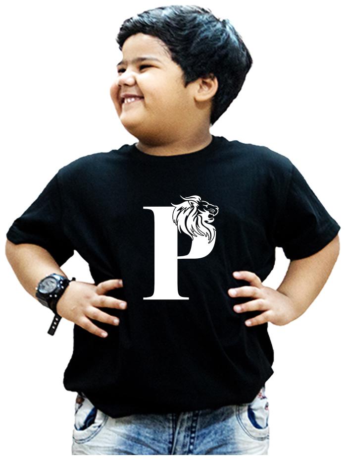 

HEYUZE Boy Cotton Printed T-shirt - Black