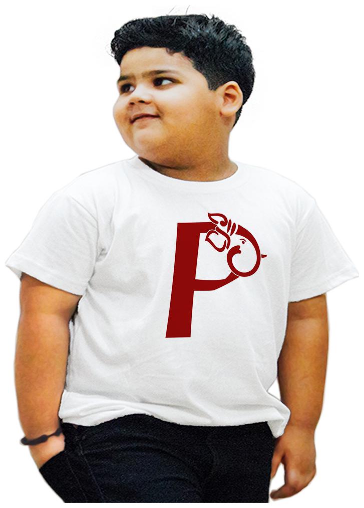 

HEYUZE Boy Cotton Printed T-shirt - White