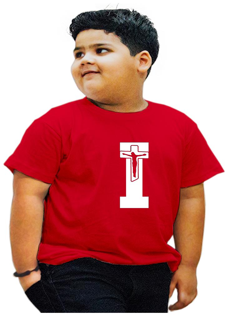 

HEYUZE Boy Cotton Printed T-shirt - Red