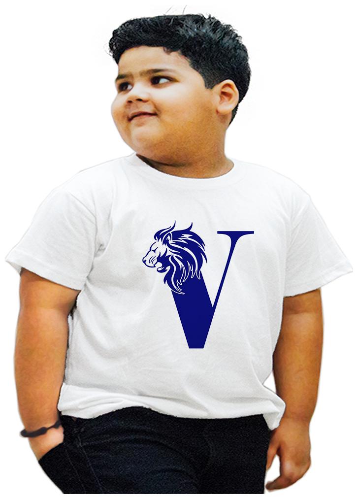 

HEYUZE Boy Cotton Printed T-shirt - White