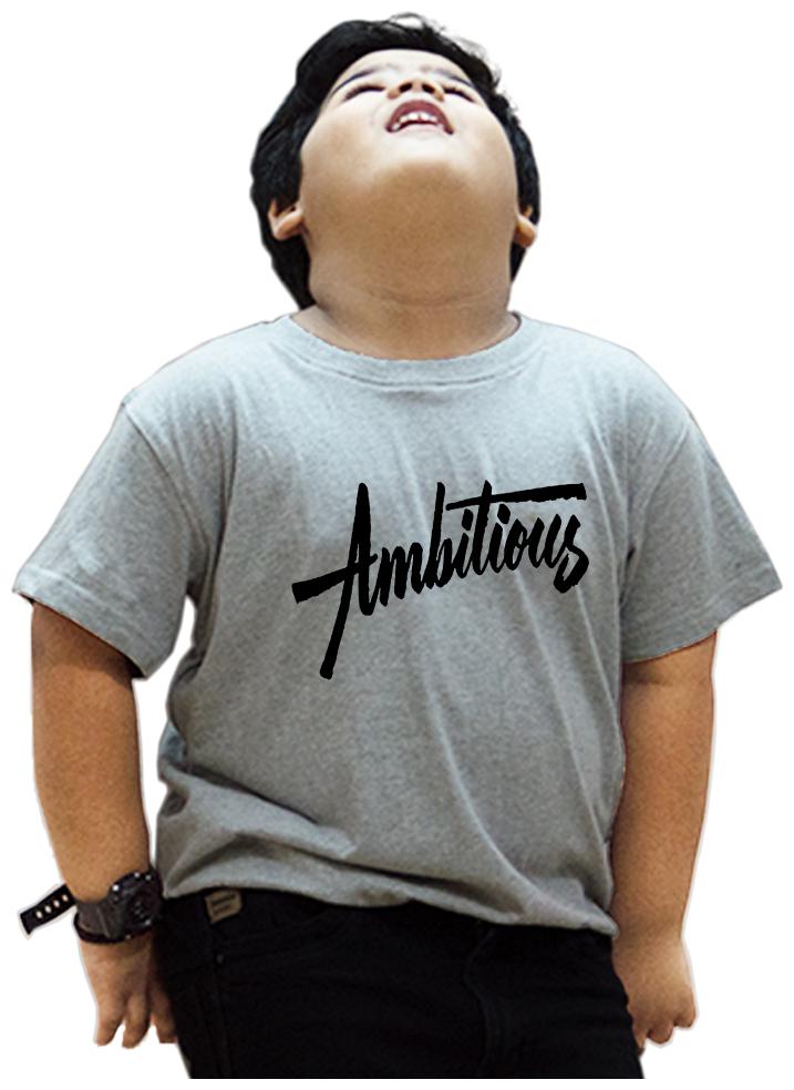 

HEYUZE Boy Cotton Printed T-shirt - Grey