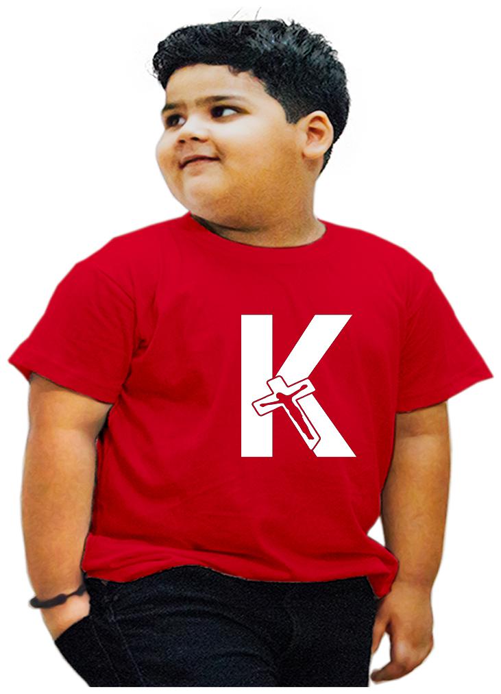 

HEYUZE Boy Cotton Printed T-shirt - Red