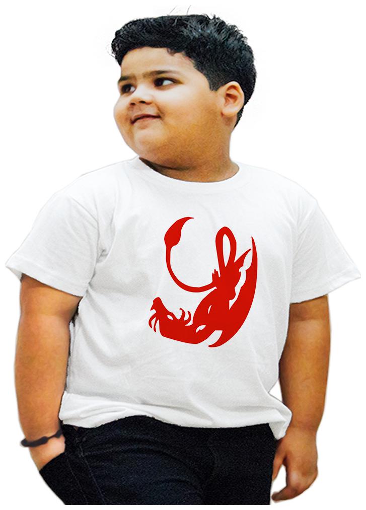 

HEYUZE Boy Cotton Printed T-shirt - White