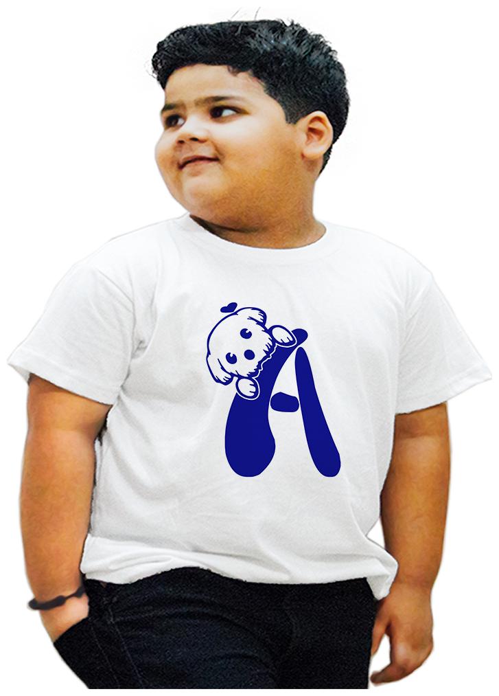 

HEYUZE Boy Cotton Printed T-shirt - White